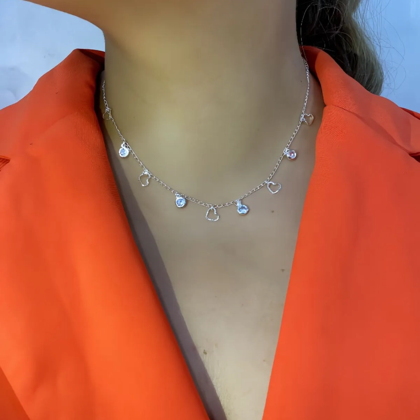 CHOKER DE CORAÇÕES