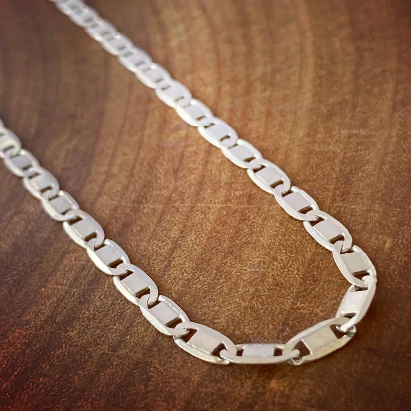 CORRENTE PIASTRINE MASCULINA 60 CM