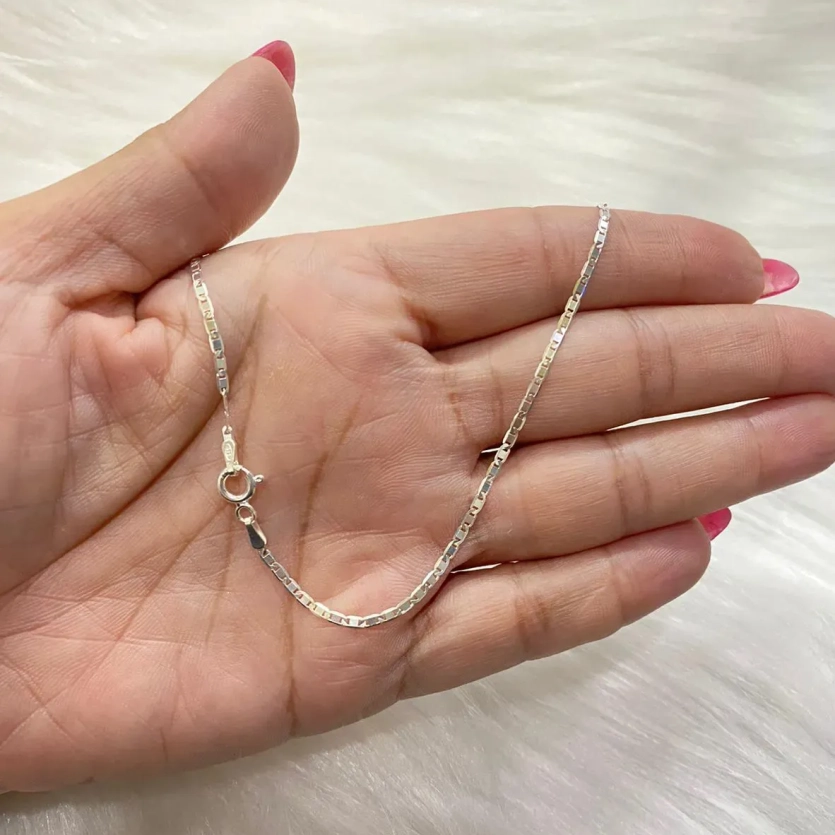 CORRENTE PIASTRINE MASCULINA 70 CM